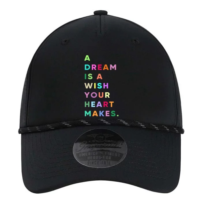 Enjoy A Dream Is A Wish Your Heart Makes Cool Quotes Graphic Gift Performance The Dyno Cap