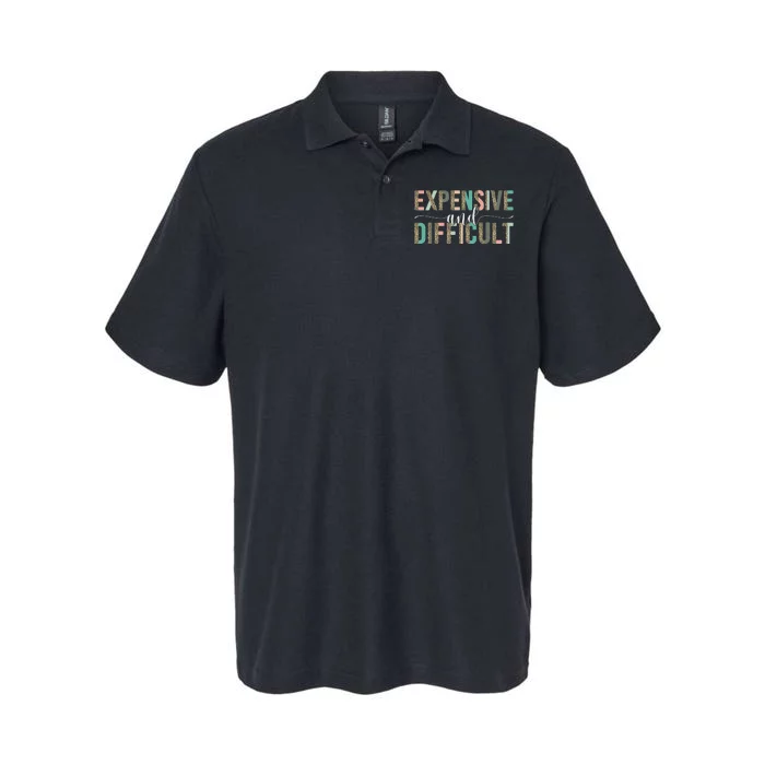 Expensive And Difficult Wife Sarcastic gift for Mom Softstyle Adult Sport Polo