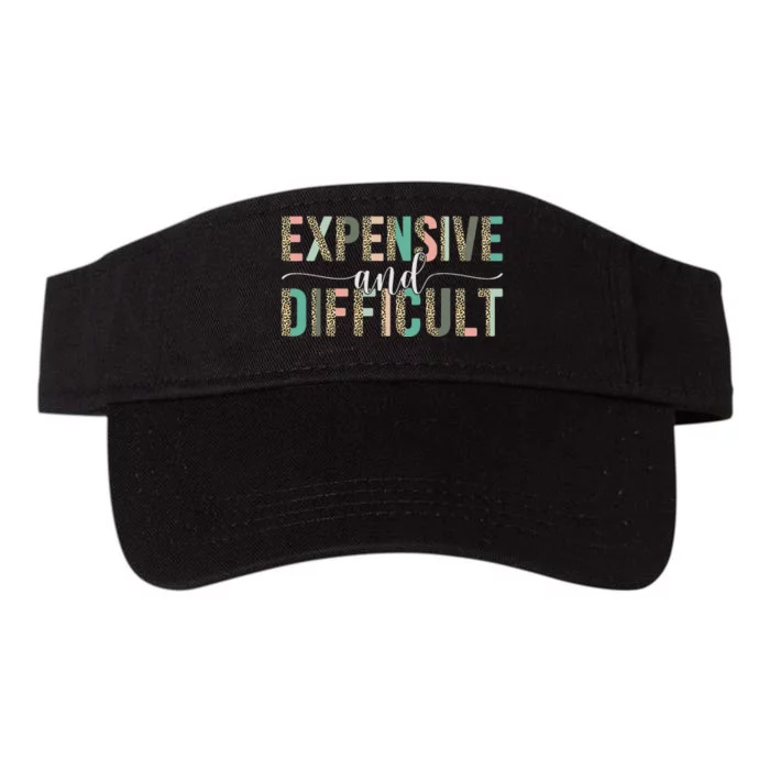 Expensive And Difficult Wife Sarcastic gift for Mom Valucap Bio-Washed Visor