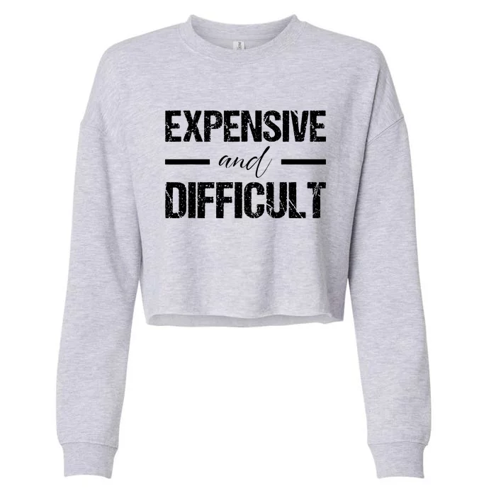 Expensive And Difficult Cropped Pullover Crew