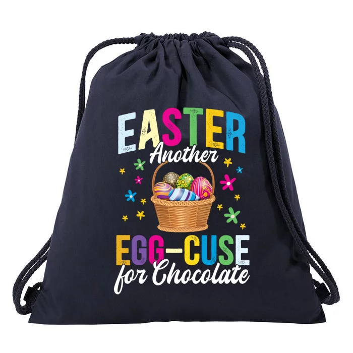 Easter Another Eggcool Giftcuse For Chocolate Choco Lover Sweets Gift Drawstring Bag