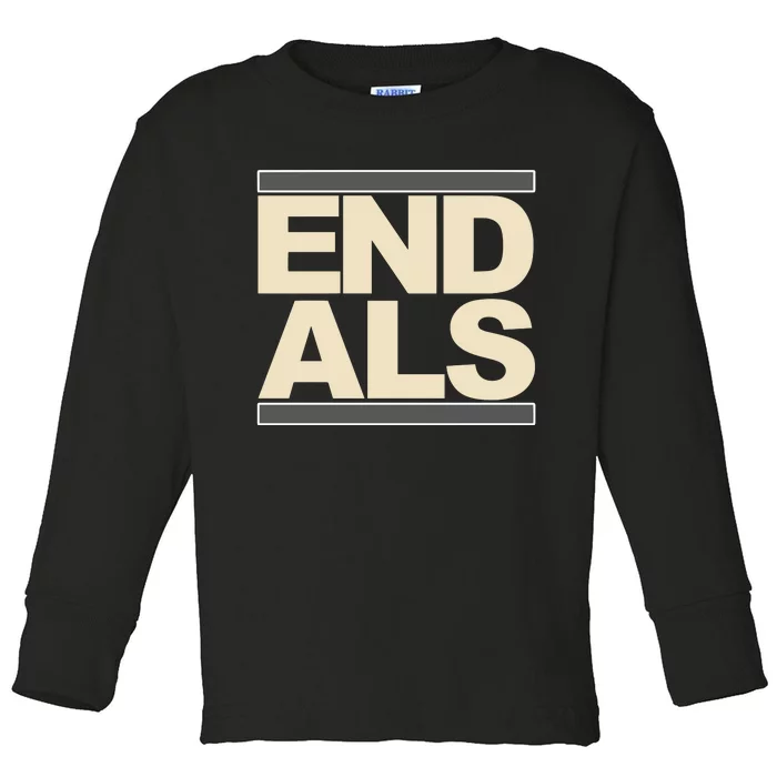 End Als Toddler Long Sleeve Shirt