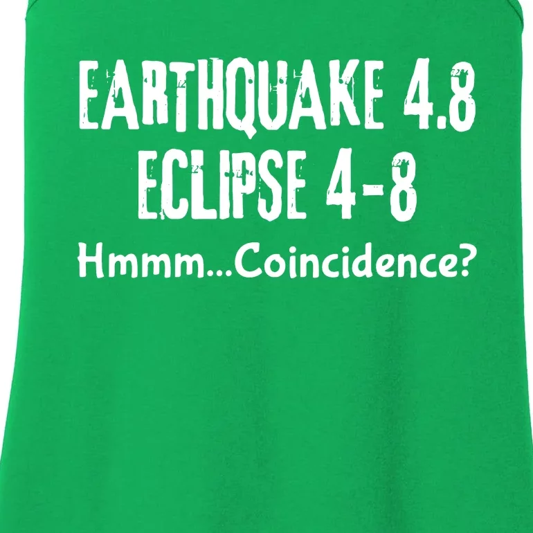 Earthquake And Eclipse A Coincidence Ladies Essential Tank