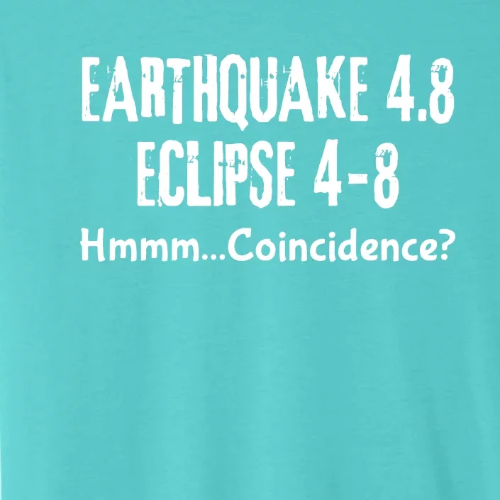 Earthquake And Eclipse A Coincidence ChromaSoft Performance T-Shirt