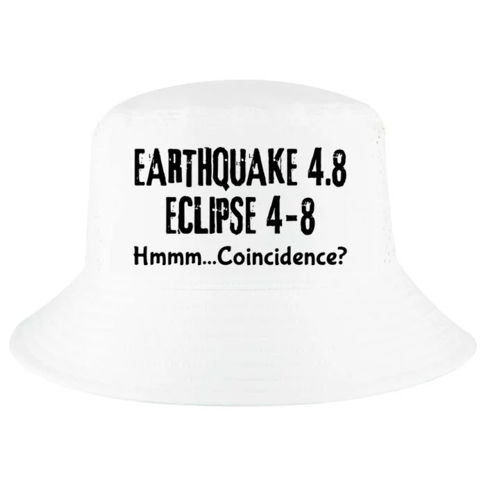 Earthquake And Eclipse A Coincidence Cool Comfort Performance Bucket Hat