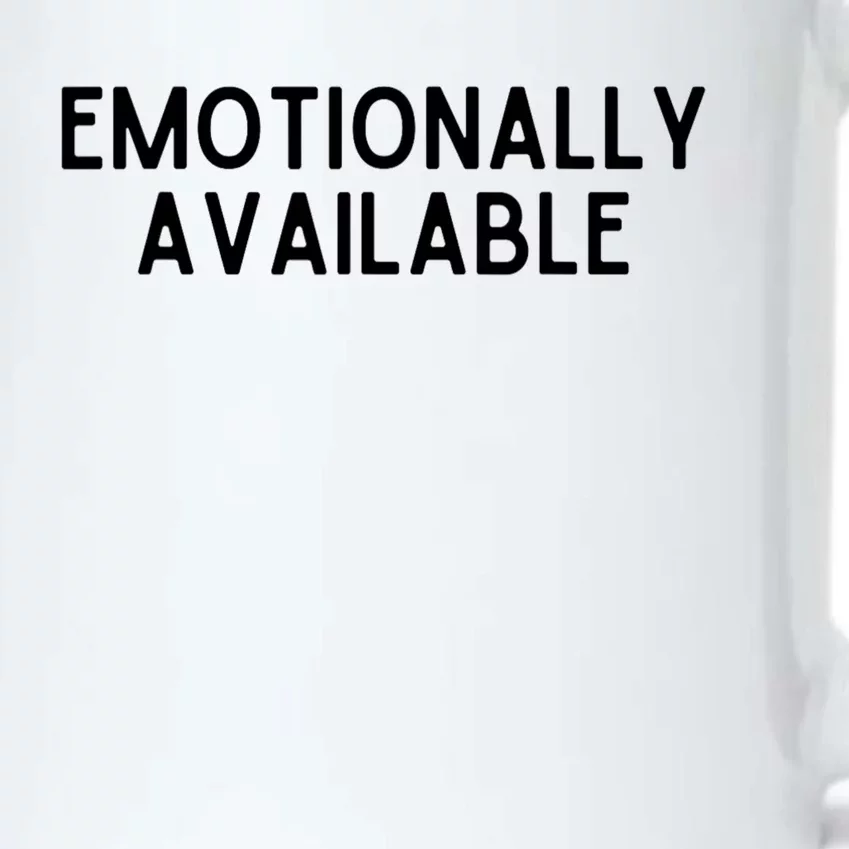 Emotionally Available Black Color Changing Mug