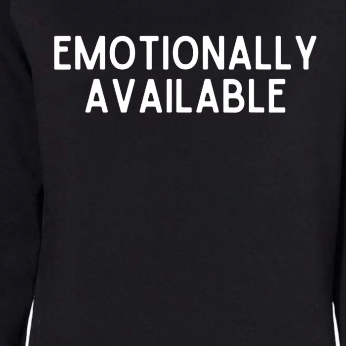 Emotionally Available Womens California Wash Sweatshirt