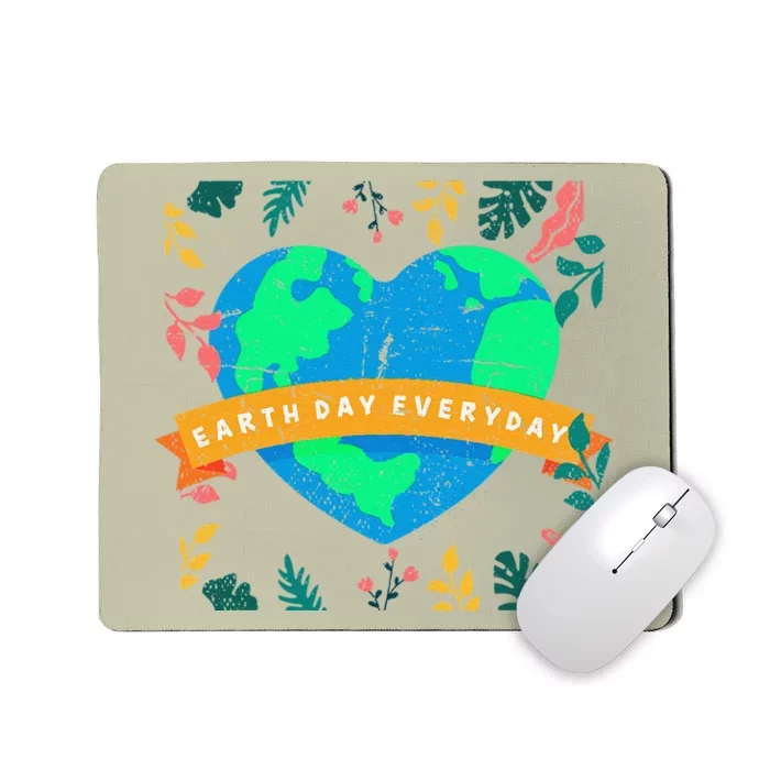 Environmental Awareness Earth Day Everyday Heart Earth Day Mousepad