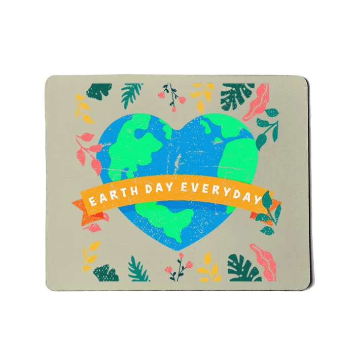 Environmental Awareness Earth Day Everyday Heart Earth Day Mousepad