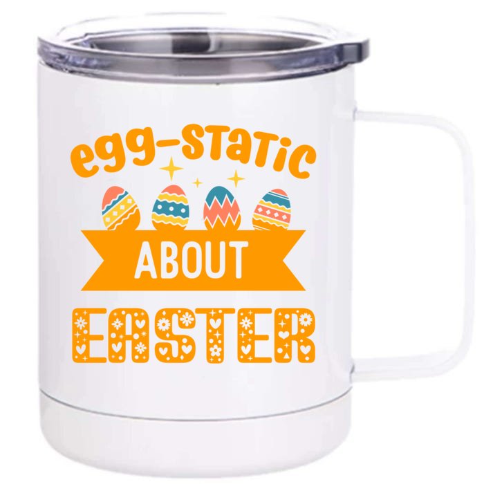 Egggiftstatic About Easter Blessings Jesus Christ Resurrection Gift Front & Back 12oz Stainless Steel Tumbler Cup