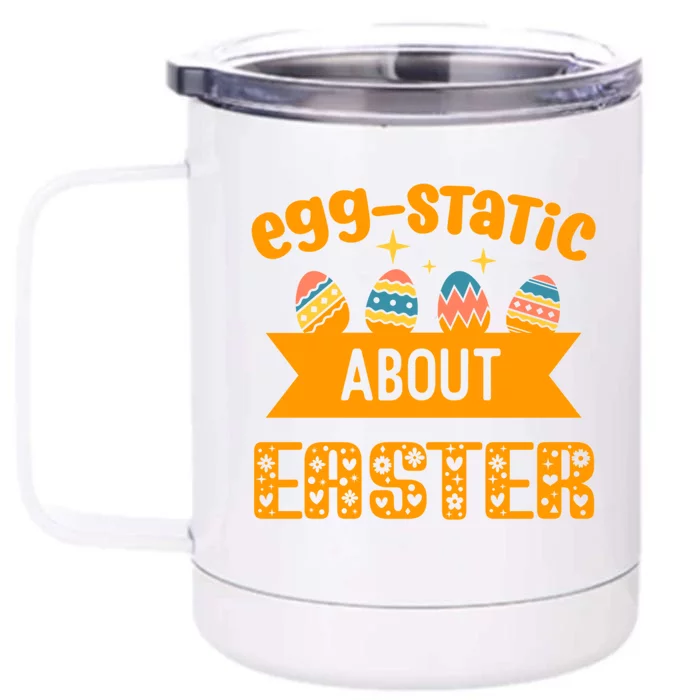 Egggiftstatic About Easter Blessings Jesus Christ Resurrection Gift Front & Back 12oz Stainless Steel Tumbler Cup