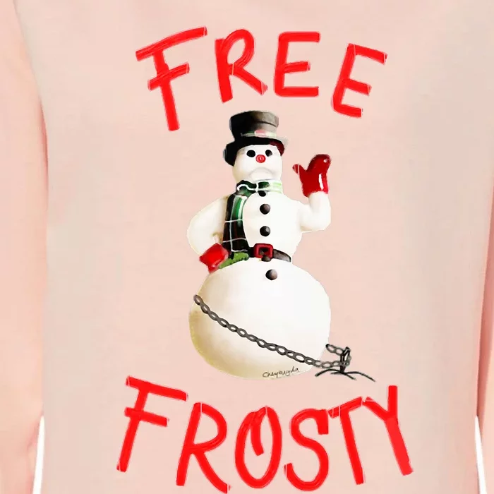 Enjoy A Free Frosty Christmas Experience With The Kranks Holiday Movie Womens California Wash Sweatshirt