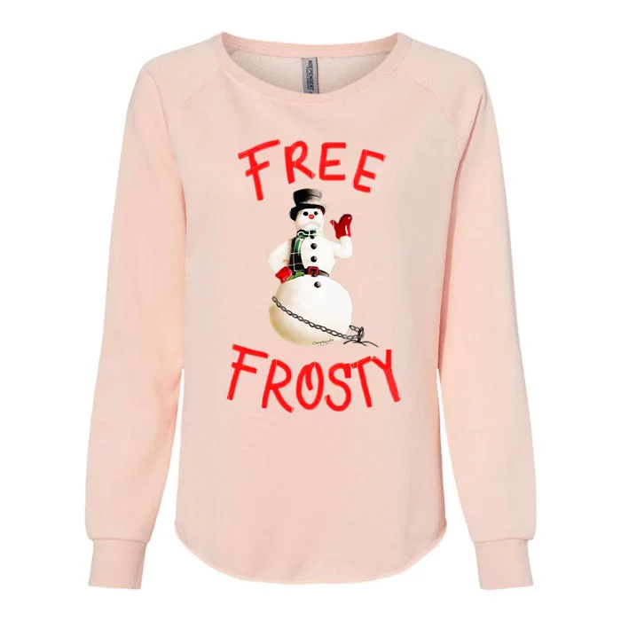 Enjoy A Free Frosty Christmas Experience With The Kranks Holiday Movie Womens California Wash Sweatshirt