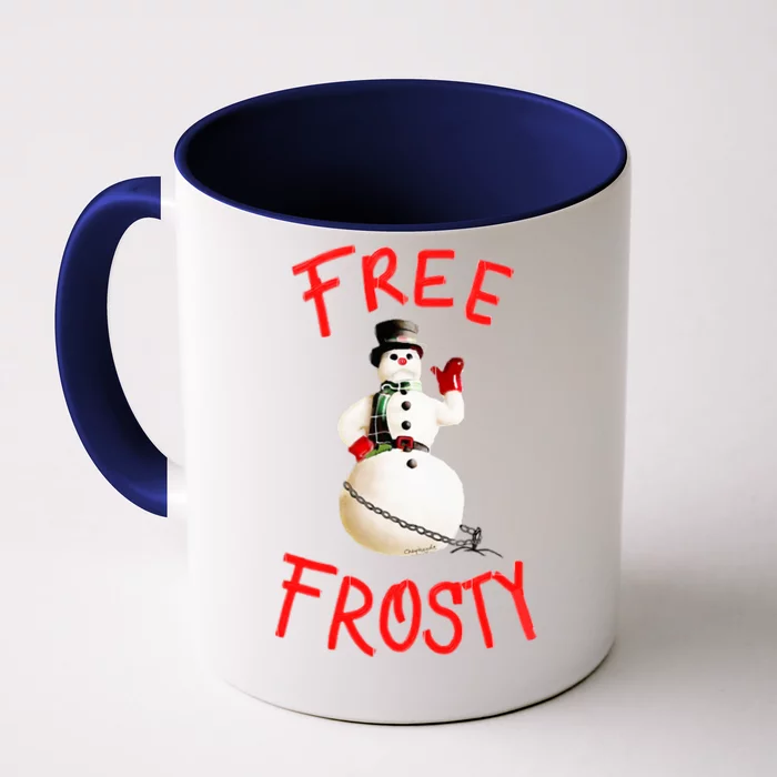 Enjoy A Free Frosty Christmas Experience With The Kranks Holiday Movie Front & Back Coffee Mug