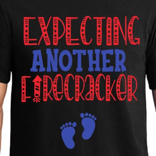 Expecting Another Firecracker Gift Pajama Set