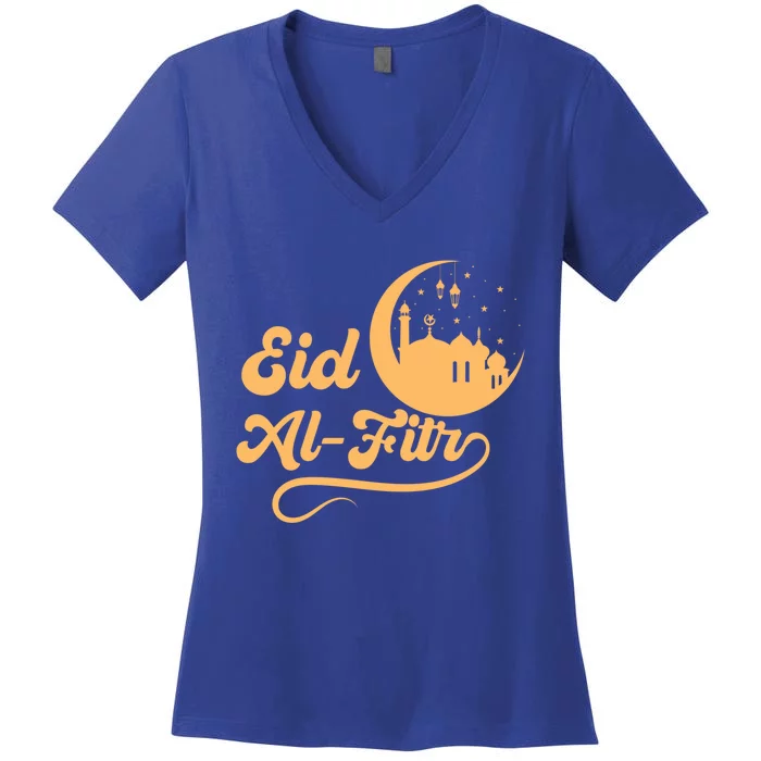 Eid Al Fitr Meaningful Gift Women's V-Neck T-Shirt