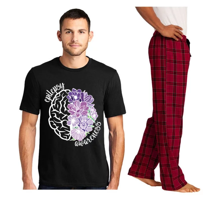 Epilepsy Awareness Floral Neurodiversity Pajama Set