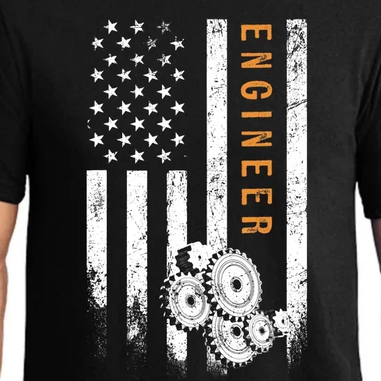 Engineer American Flag Design Engineering Pajama Set