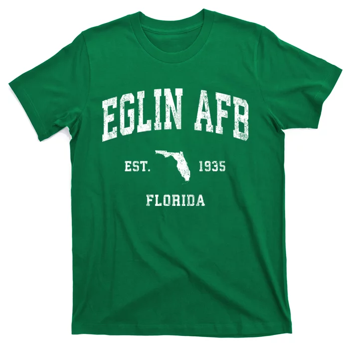 Eglin Afb Florida Fl Vintage Athletic T-Shirt