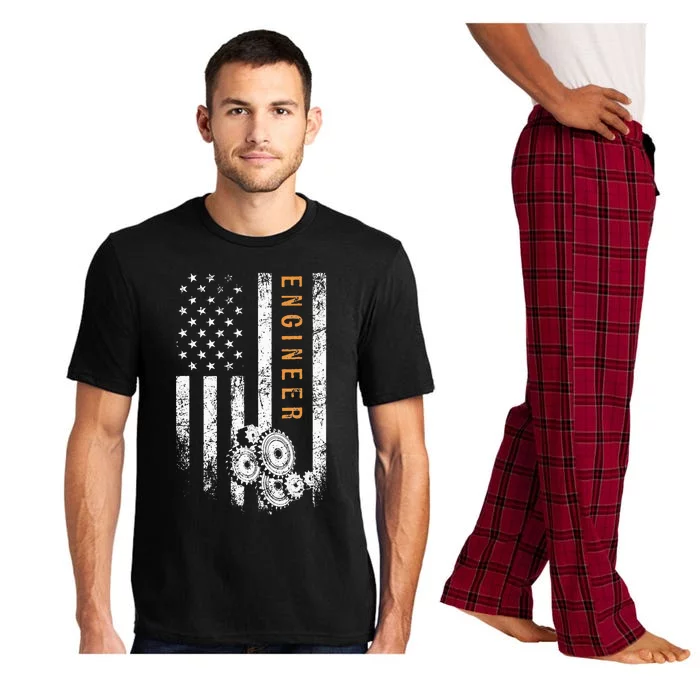 Engineer American Flag Design Engineering Pajama Set