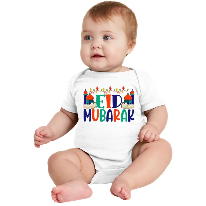 Eid Al Fitr Eid Mobarak Baby Bodysuit