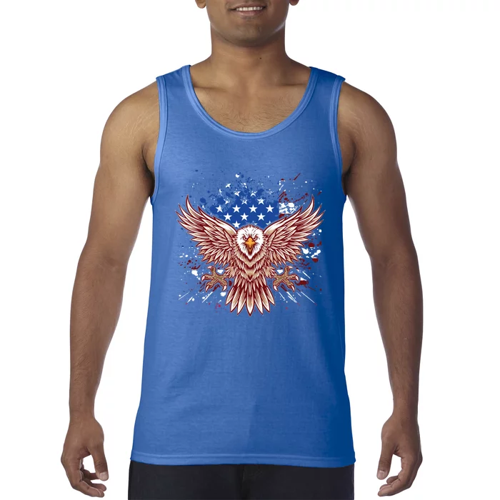 Eagle American Flag Eagle Patriotic Gift Tank Top