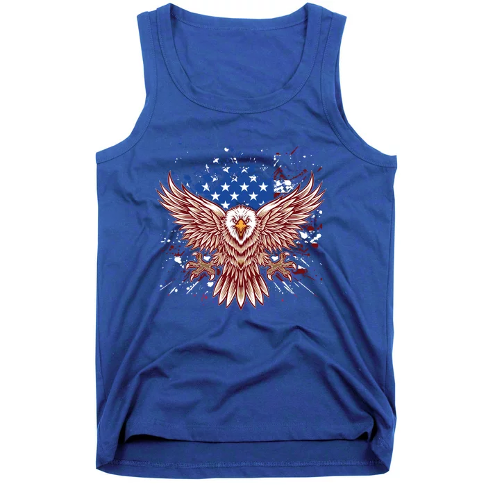 Eagle American Flag Eagle Patriotic Gift Tank Top