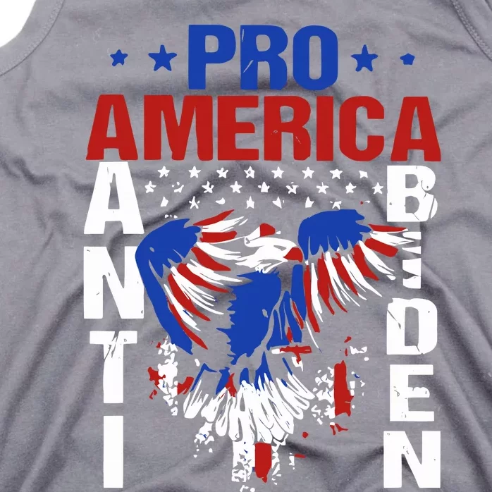 Eagle American Flag Pro America Anti Biden Tank Top