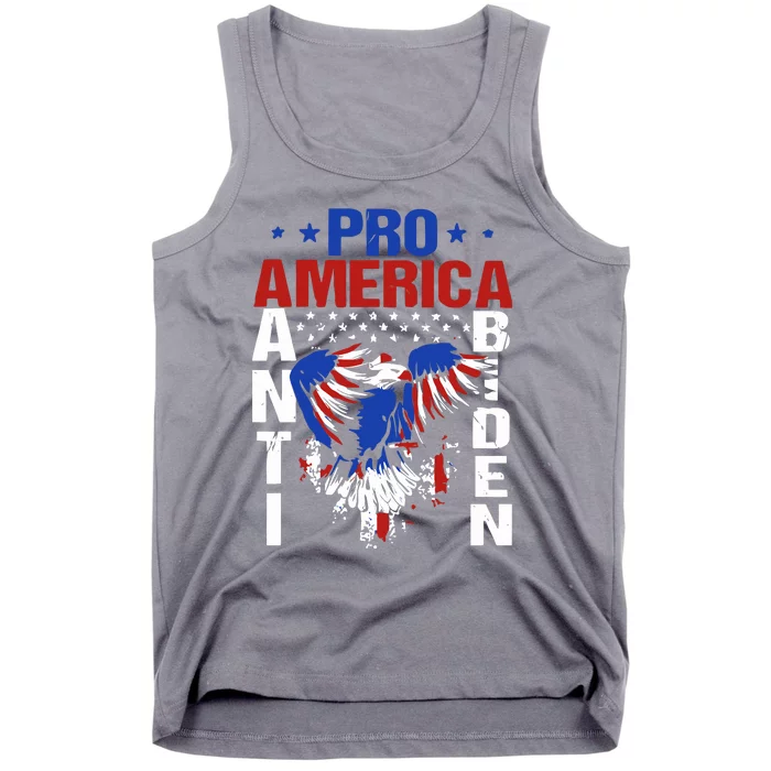 Eagle American Flag Pro America Anti Biden Tank Top