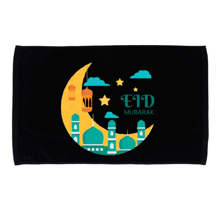 Eid Alfunny Giftfitr Muslim Islam Ramadan Eid Mubarak Gift Microfiber Hand Towel