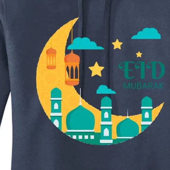 Eid Alfunny Giftfitr Muslim Islam Ramadan Eid Mubarak Gift Women's Pullover Hoodie