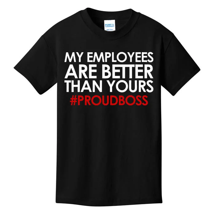 Employee Appreciation Gifts Funny Boss Gift Kids T-Shirt