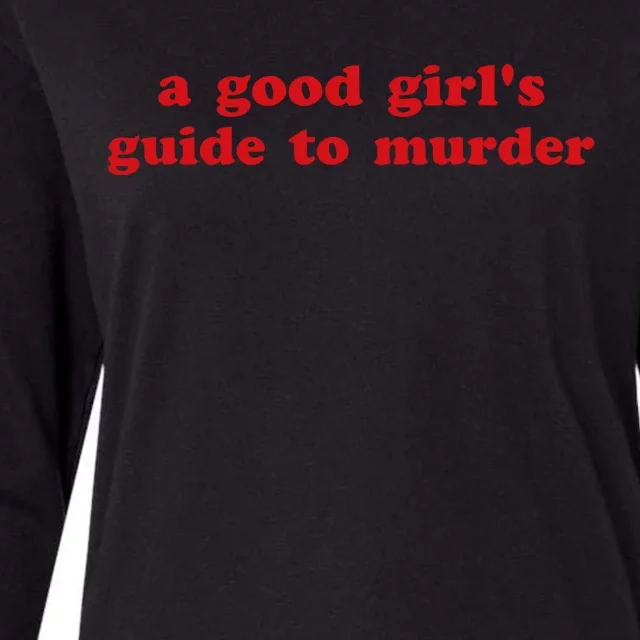 Emlovespip A Good Guide To Murder Womens Cotton Relaxed Long Sleeve T-Shirt