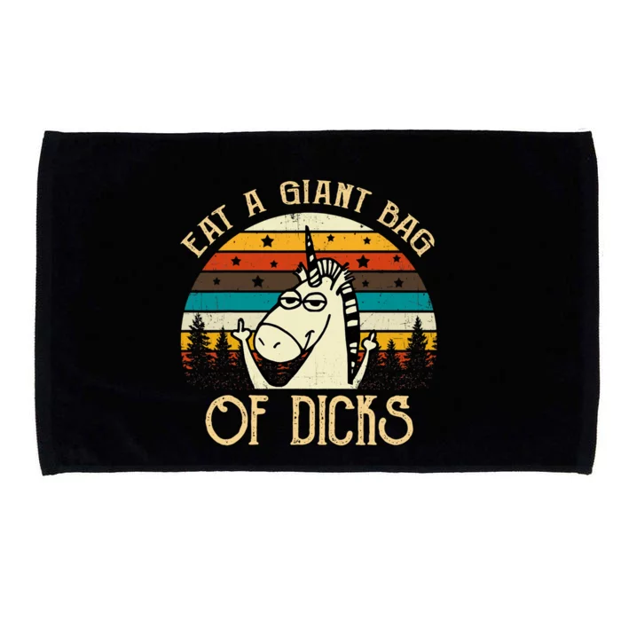 Eat A Giant Bag Of Dicks Unicorn Microfiber Hand Towel