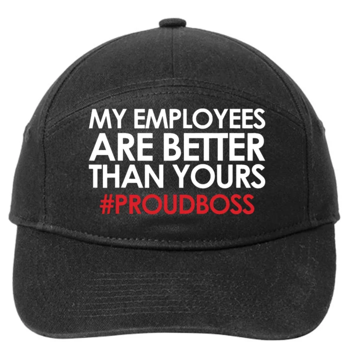 Employee Appreciation Gifts Funny Boss Gift 7-Panel Snapback Hat