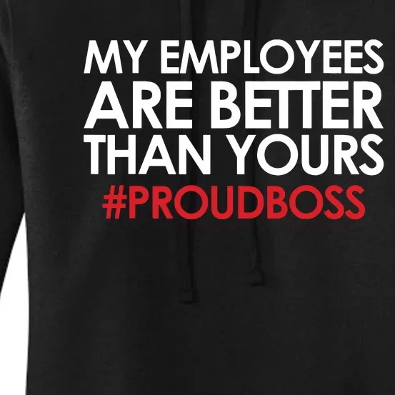 Employee Appreciation Gifts Funny Boss Gift Women's Pullover Hoodie