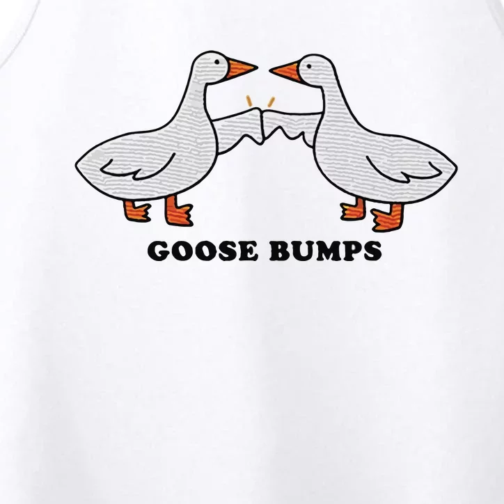 Embroidered Animal Goose Bumps Performance Tank