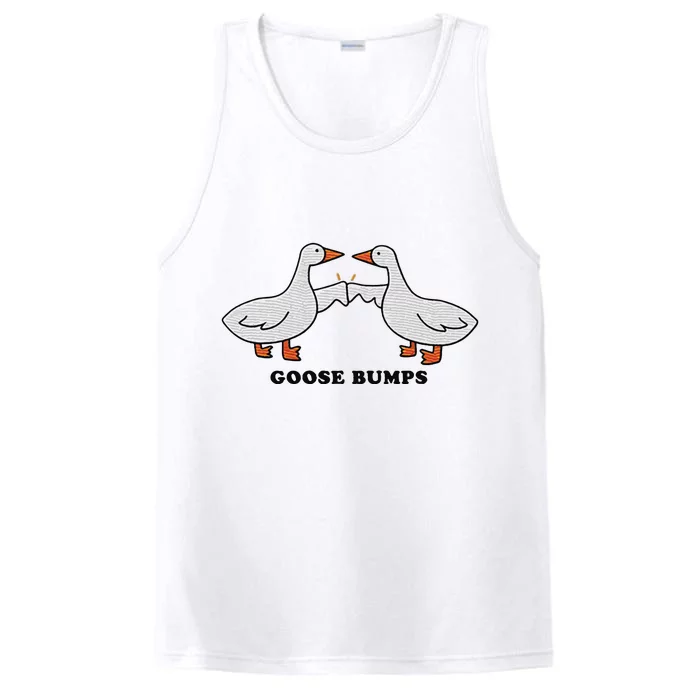 Embroidered Animal Goose Bumps Performance Tank