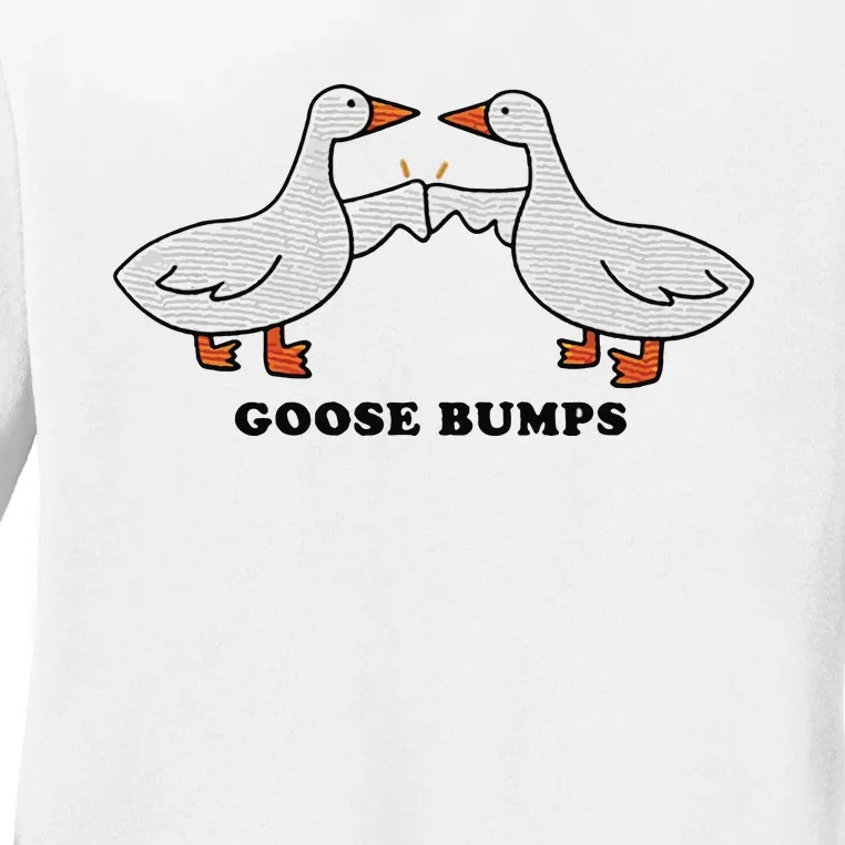 Embroidered Animal Goose Bumps Ladies Long Sleeve Shirt