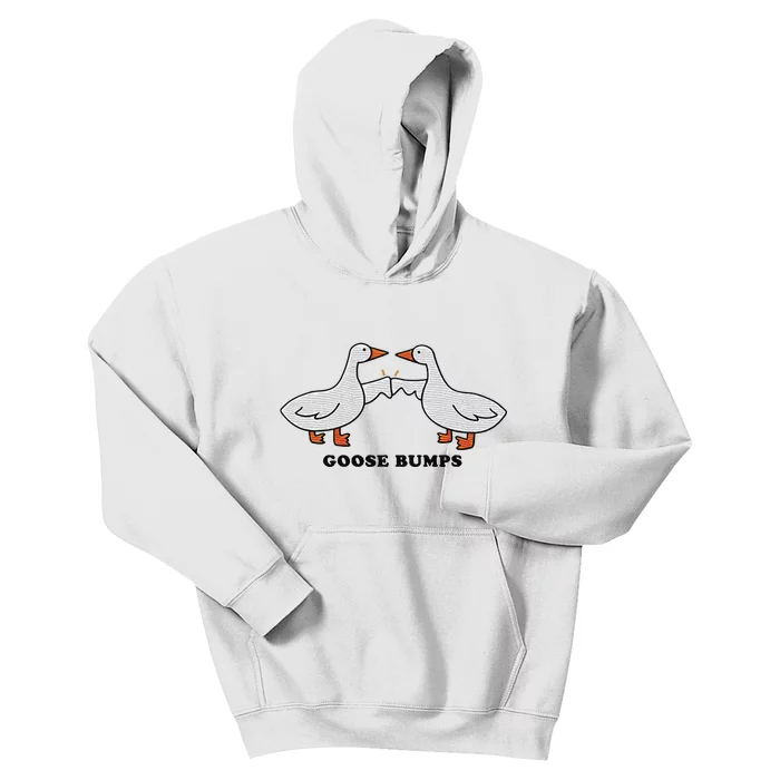 Embroidered Animal Goose Bumps Kids Hoodie