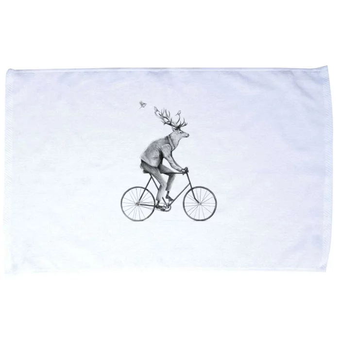 Even A Gentleman Rides Microfiber Hand Towel