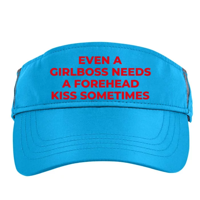 Even A Girlboss Needs A Forehead Kiss Sometimes Funny Baby Adult Humor Adult Drive Performance Visor