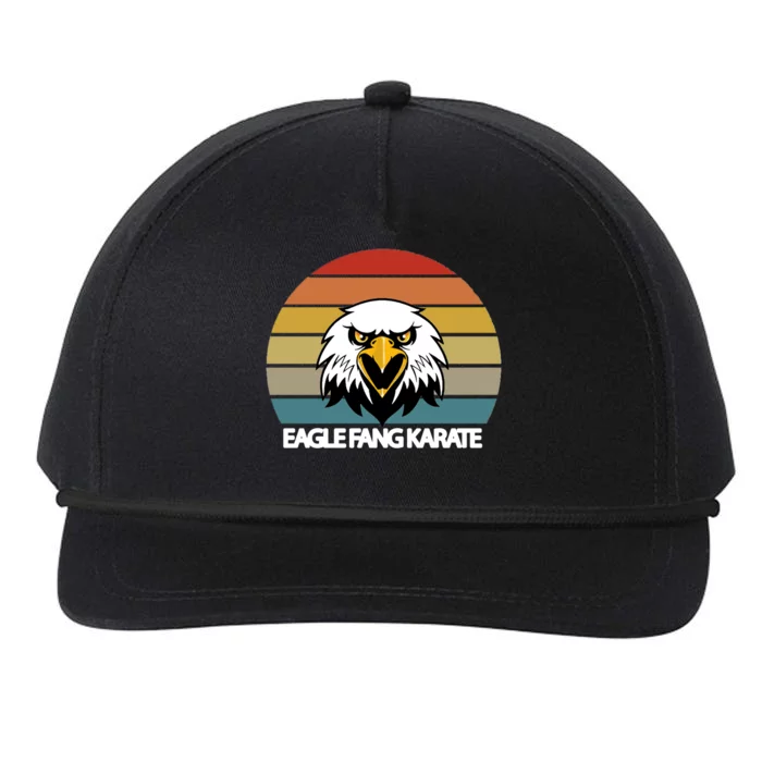 Eagle Fang Karate Retro Logo Snapback Five-Panel Rope Hat