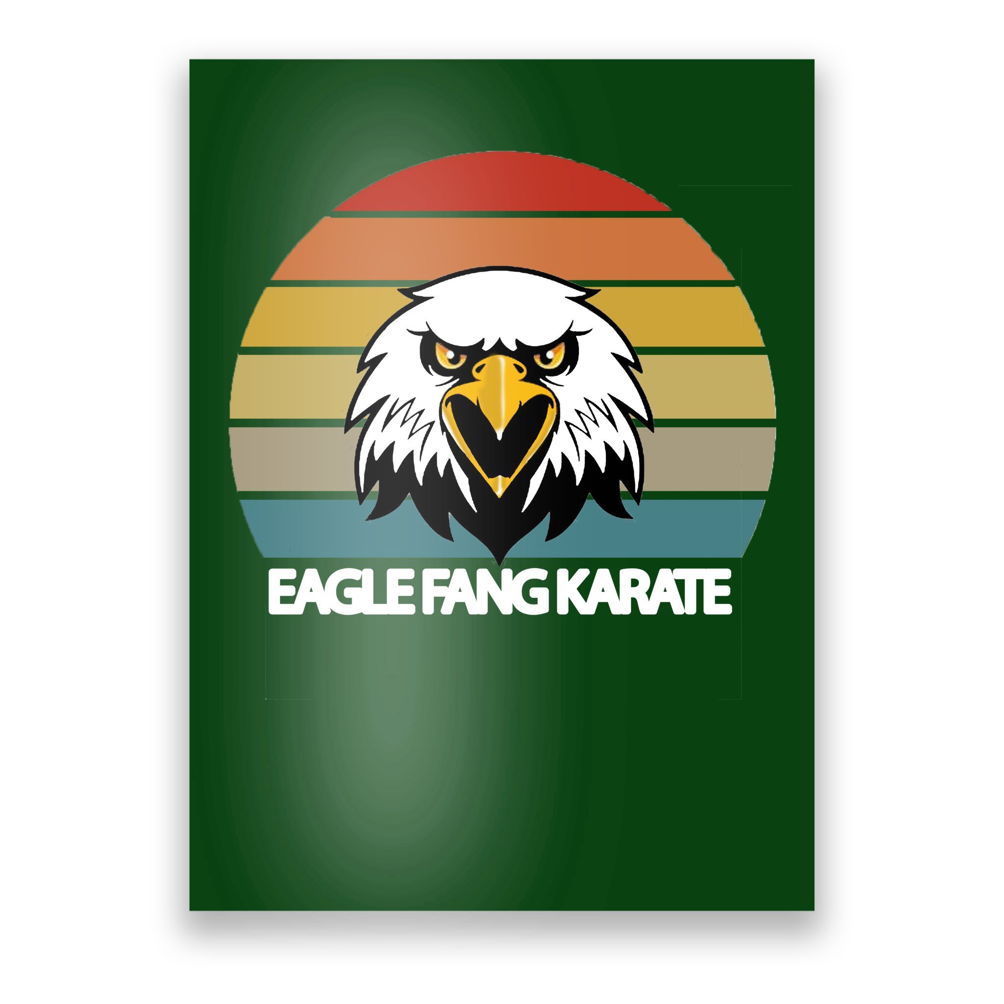 how to draw eagle fang karate logo