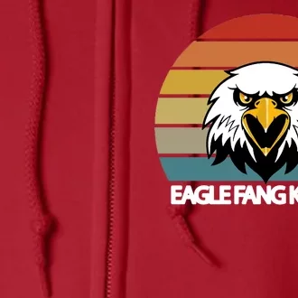 Eagle Fang Karate Retro Logo Full Zip Hoodie