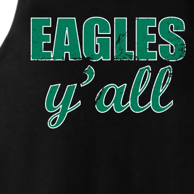 Eagles Y'all Ladies Tri-Blend Wicking Tank