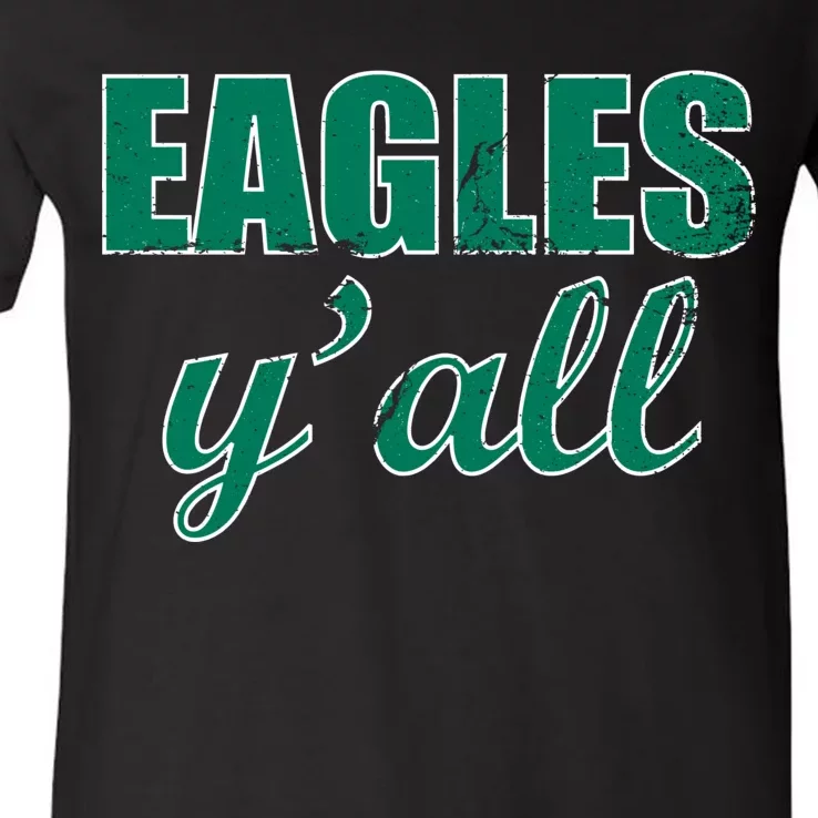 Eagles Y'all V-Neck T-Shirt