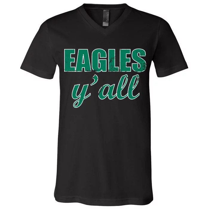 Eagles Y'all V-Neck T-Shirt