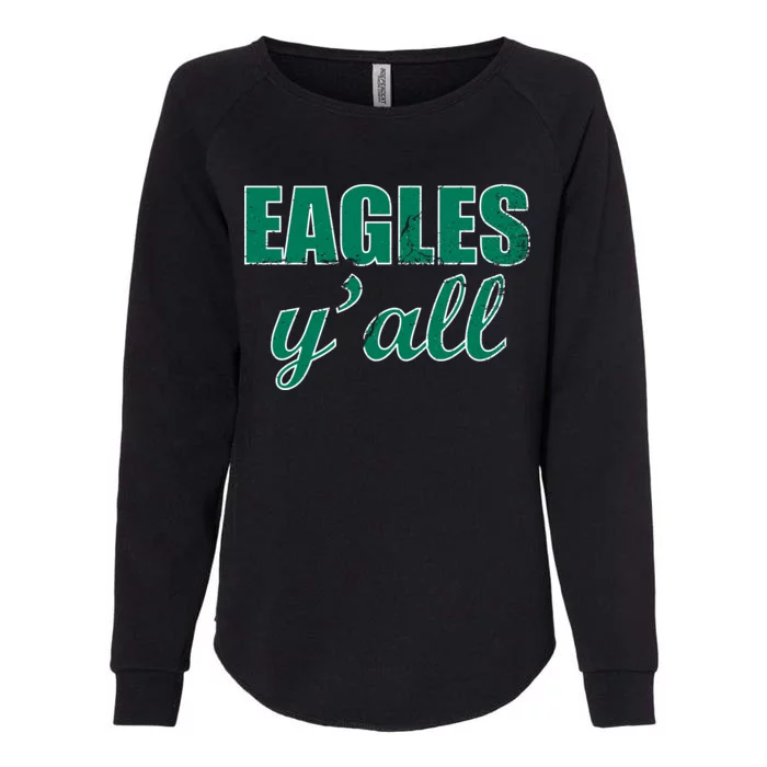 Eagles Y'all Womens California Wash Sweatshirt