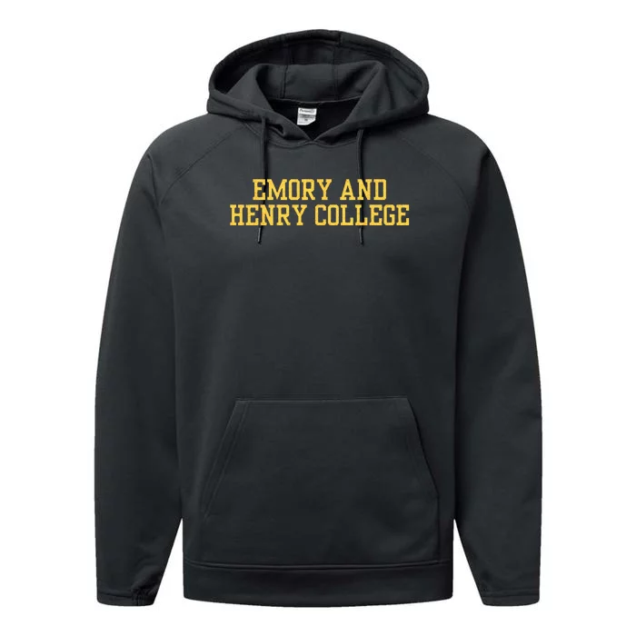 Emory And Henry College Performance Fleece Hoodie